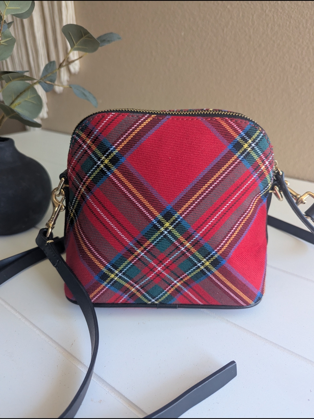 Dooney & Bourke Tartan Plaid Penny Crossbody. - Picture 5 of 12